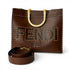 Fendi Sac Cabas Shopping Marron | Les Folies d’Eugénie
