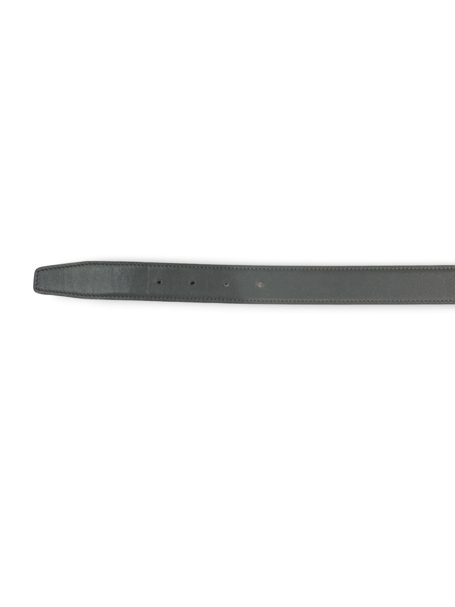 Hermès - Ceinture Chaîne D’ancre Gris/Rouge T85