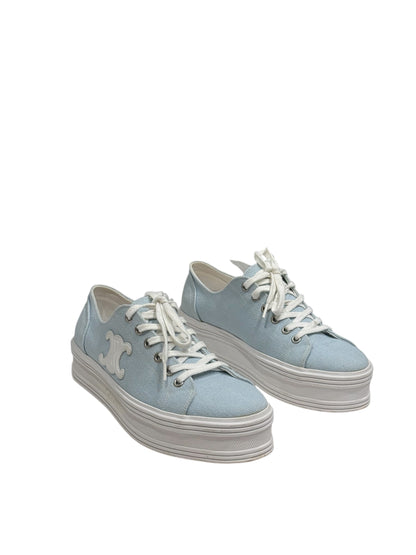 Celine - Baskets Jane aus Himmelblauem Canvas T39