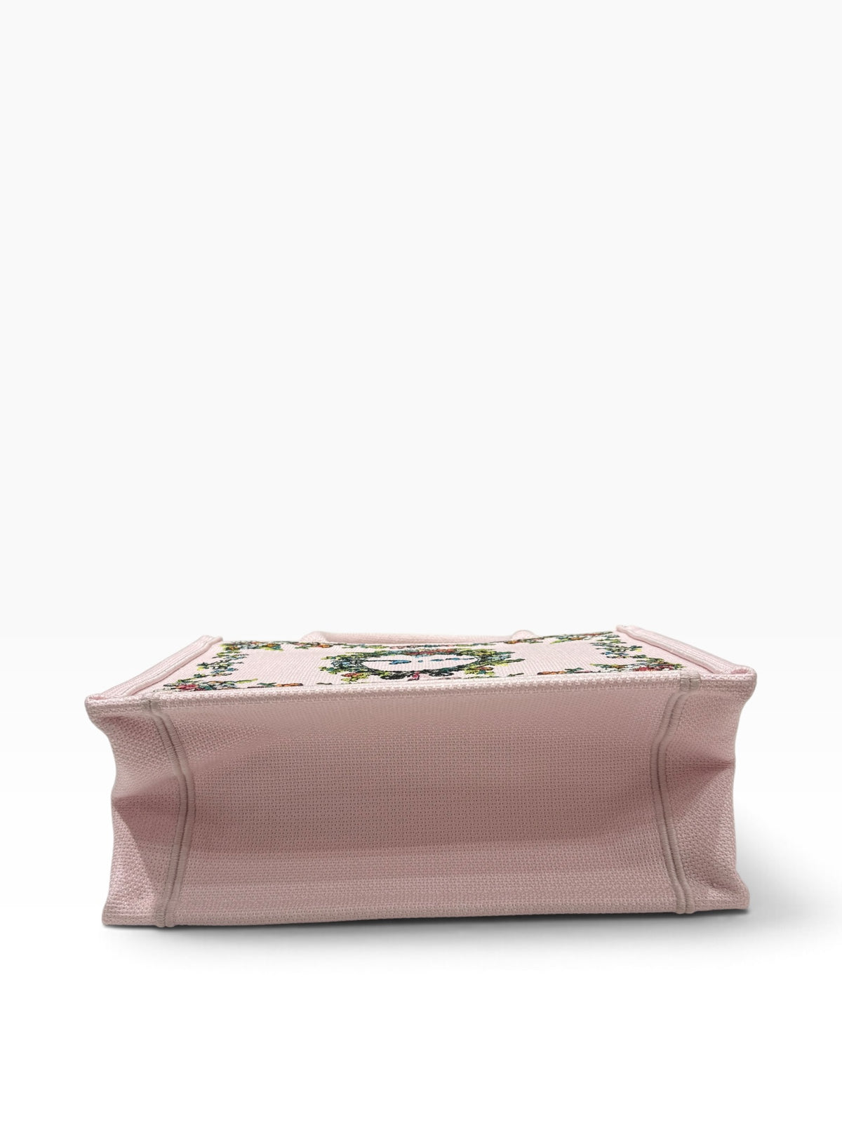 Dior - Book Tote Small Dioriviera in Rosa mit Blumenstickerei als Hommage an Bérard
