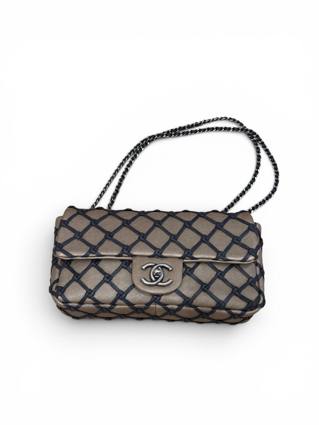 Chanel - Sac Timeless 25 édition limitée kaki et noir