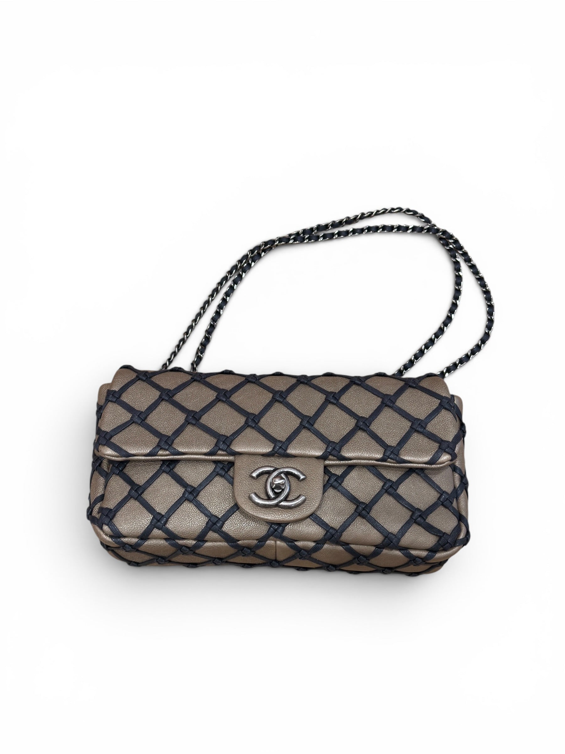 Chanel - Sac Timeless 25 édition limitée kaki et noir