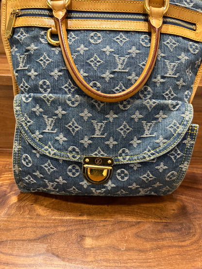 Louis Vuitton – Denim-Einkaufstasche