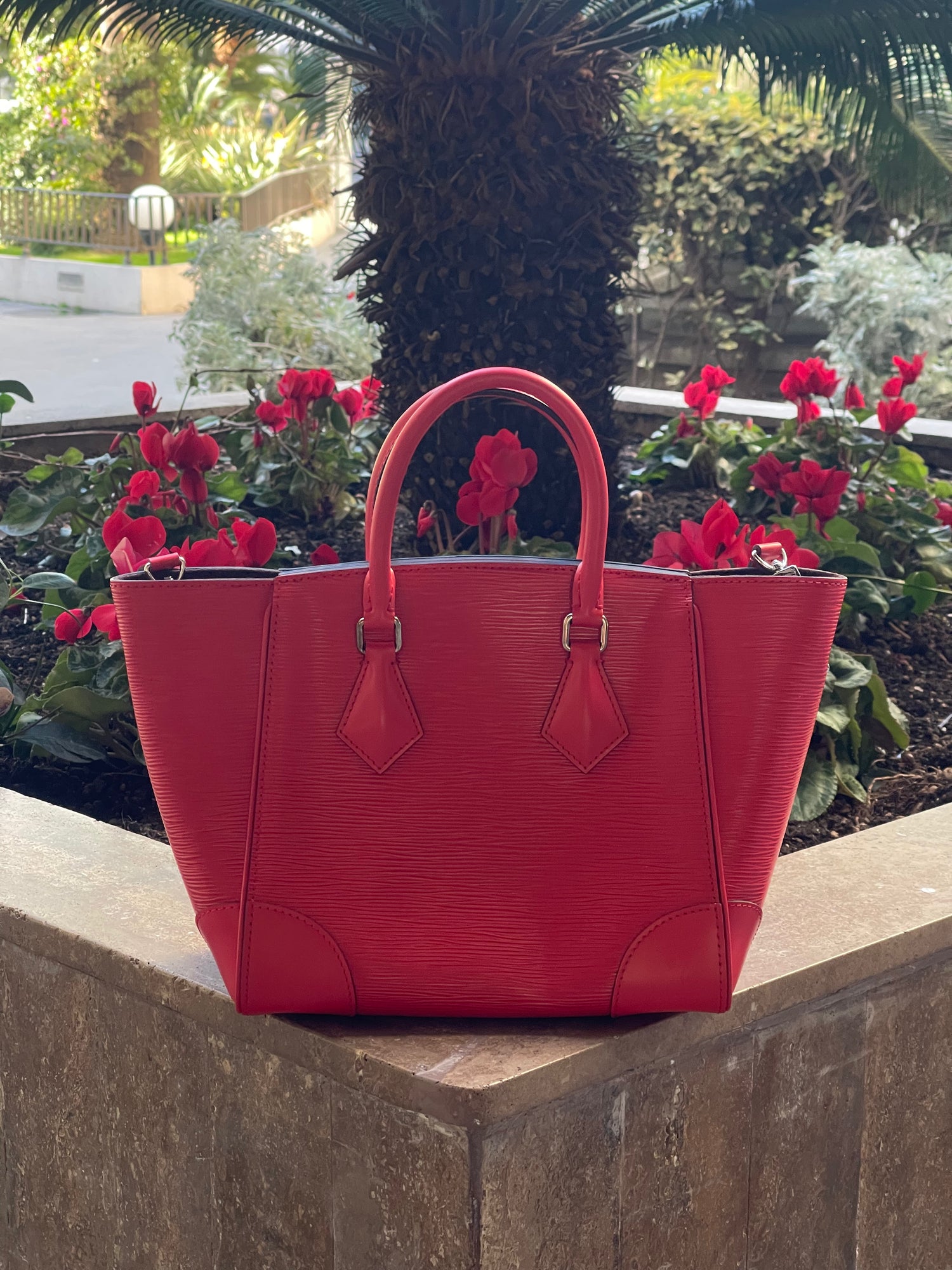 Louis Vuitton Phenix bag in red epi leather Les Folies d Eugenie