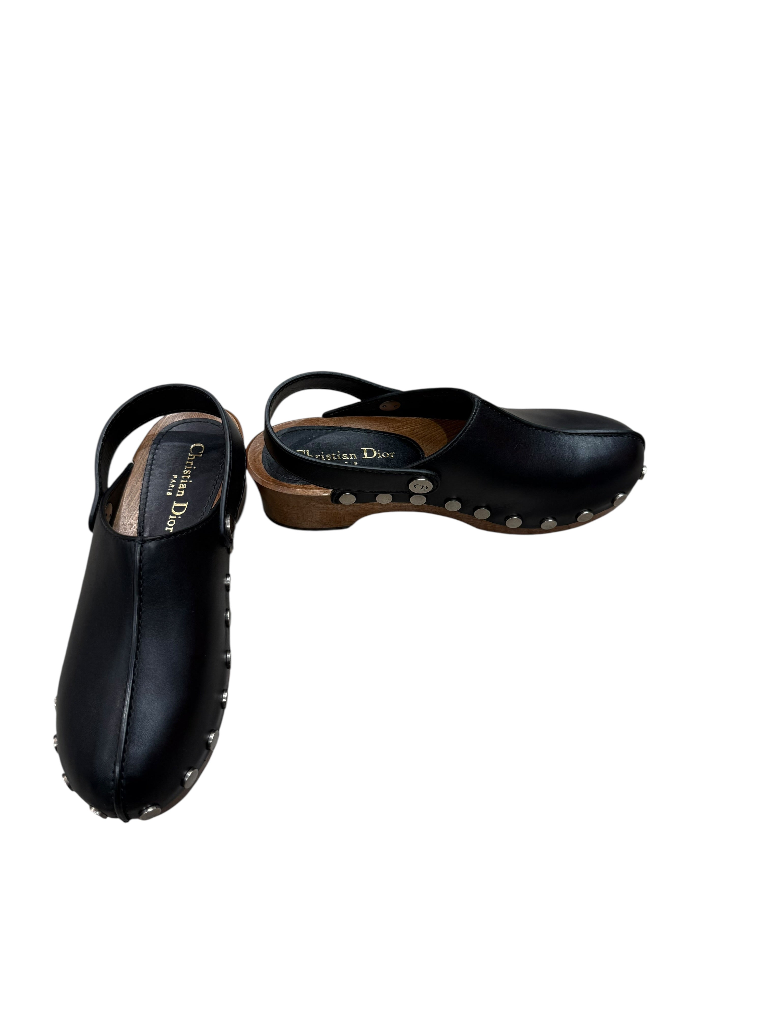 Christian Dior Sabots Noirs | Les Folies d’Eugénie