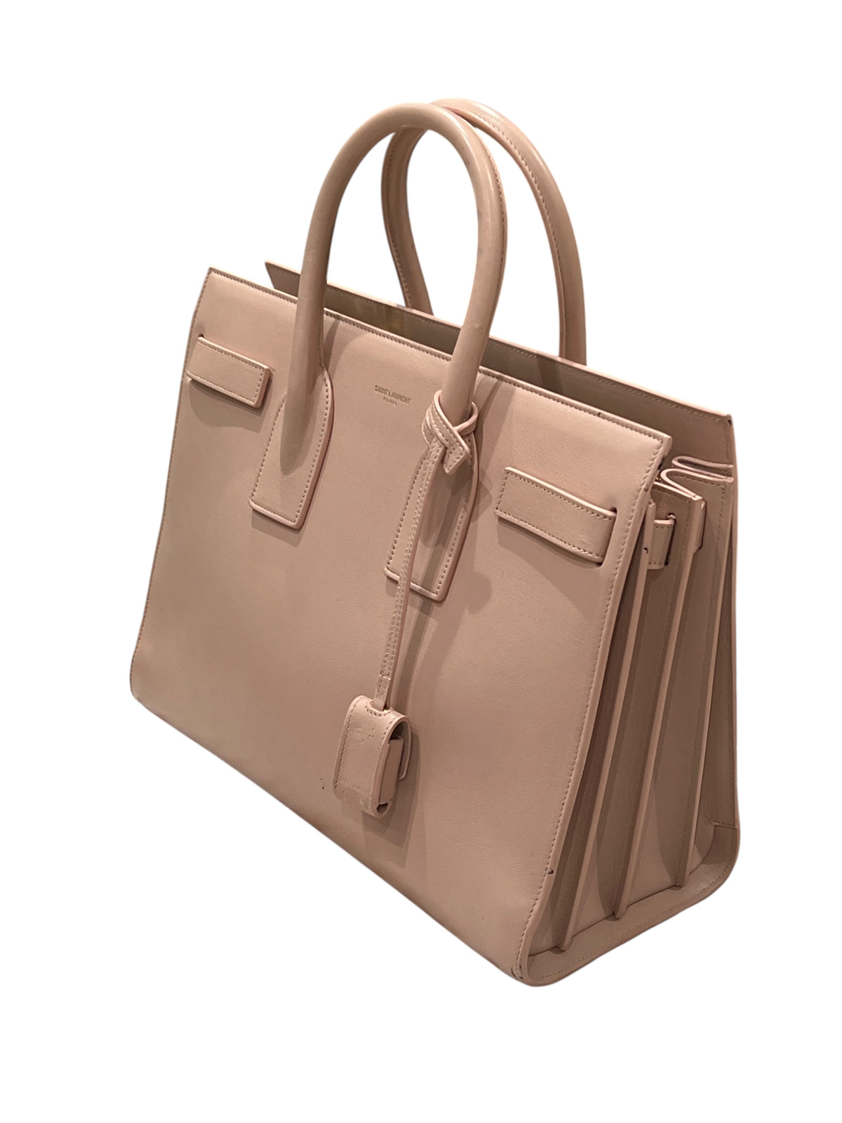 Saint Laurent – Sac de Jour Tasche aus hellrosa Leder