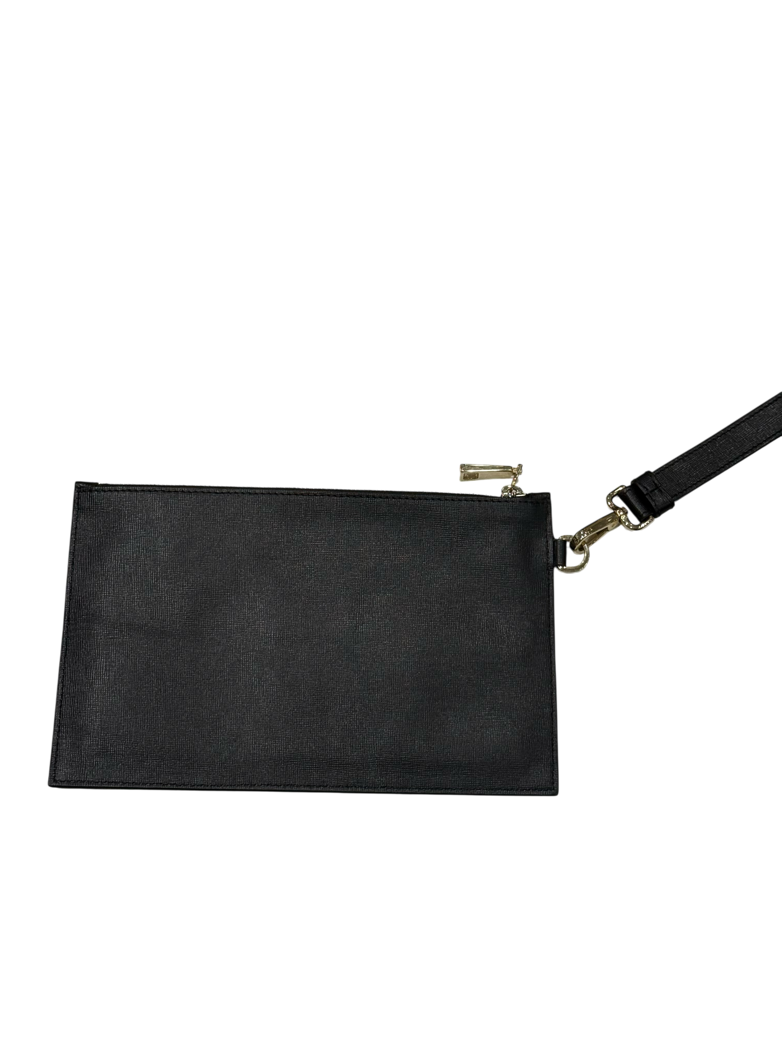 Versace - Pochette médusa cuir noir