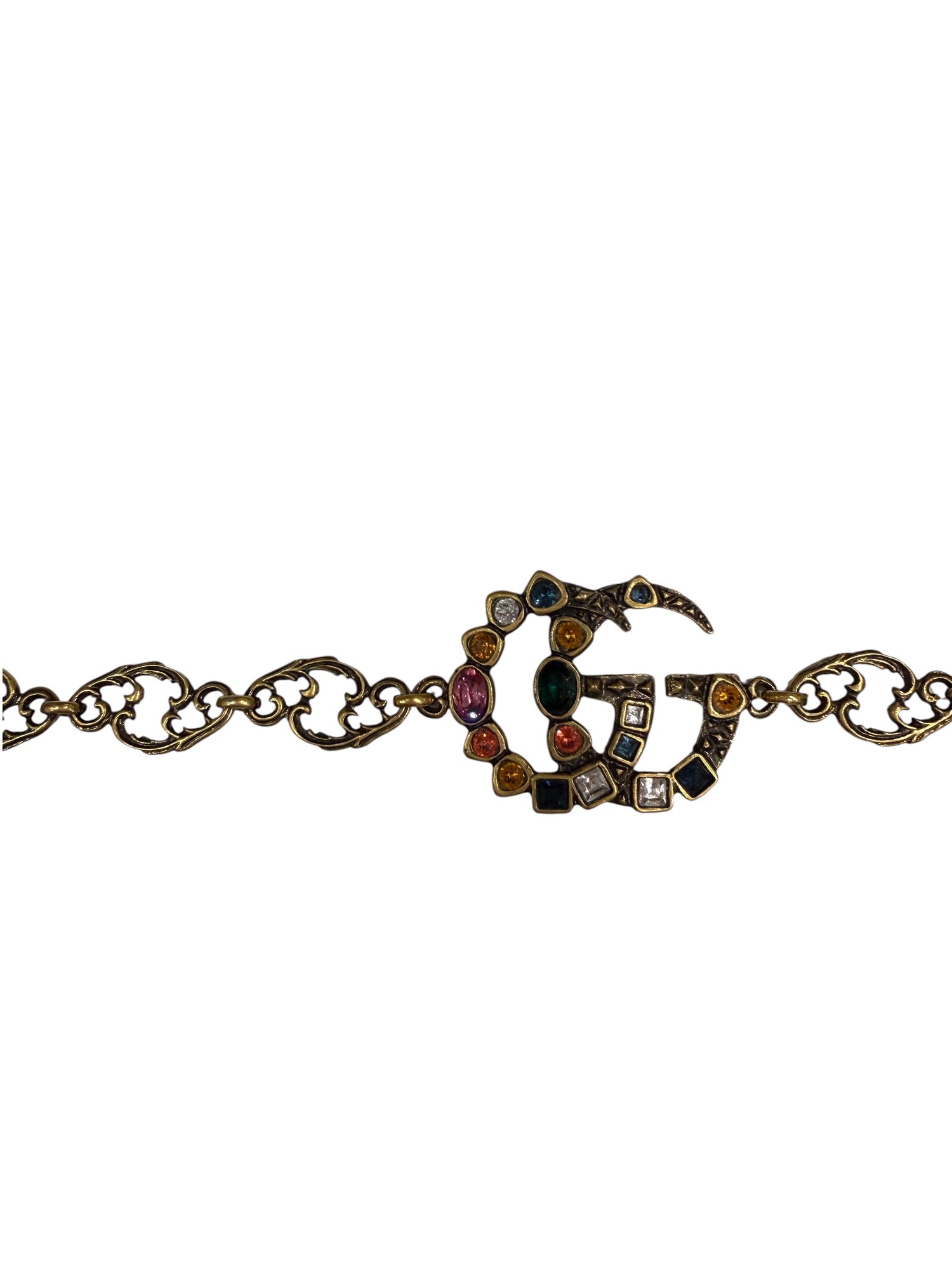 Gucci Bracelet Double G Pierres Multicolores | Les Folies d’Eugénie