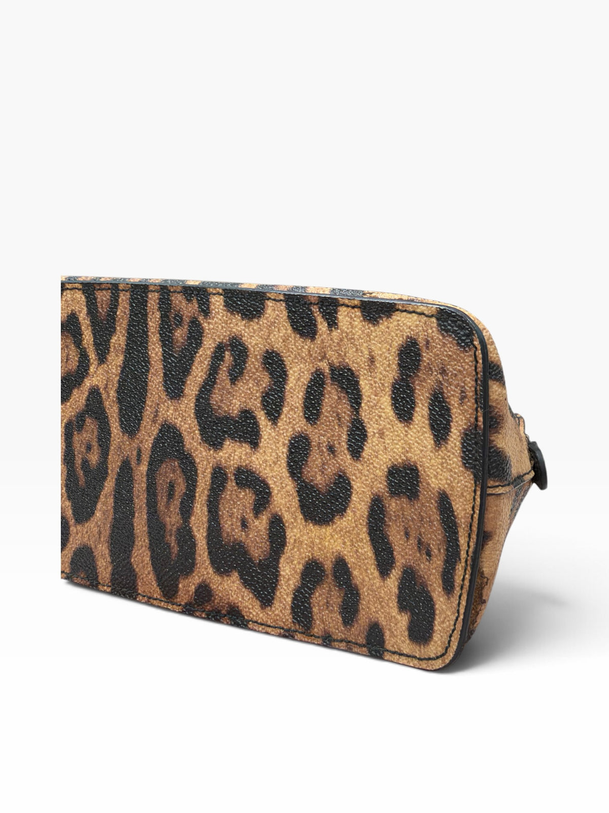 Dolce Gabbana - Pochette maquillage imprimé léopard