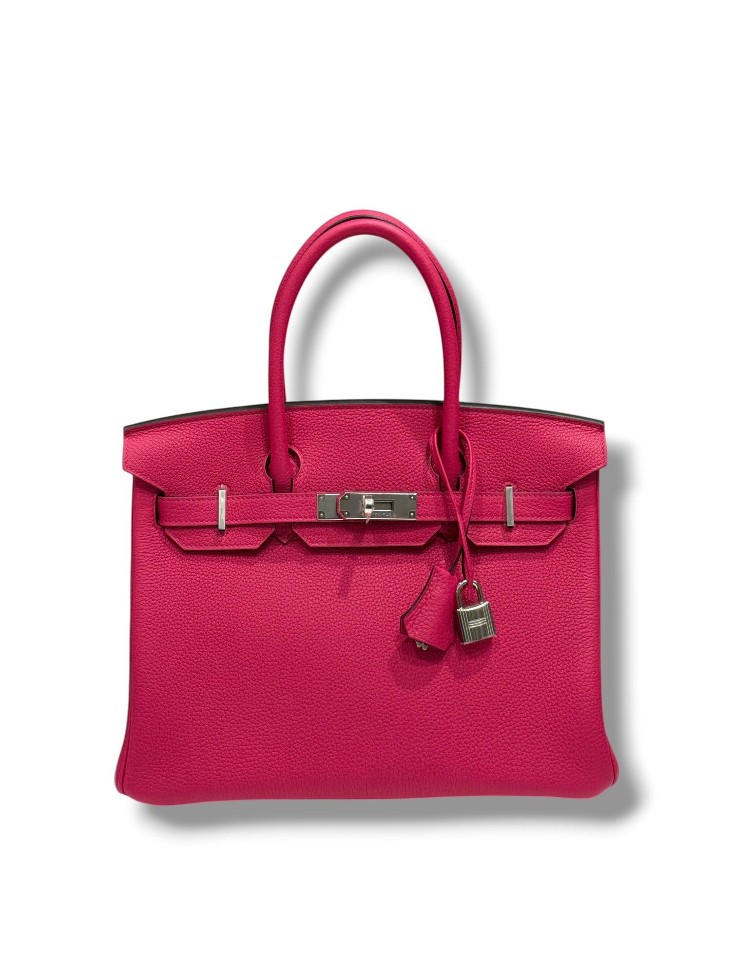 Hermès - Sac Birkin 30 Rose Mexico PHW