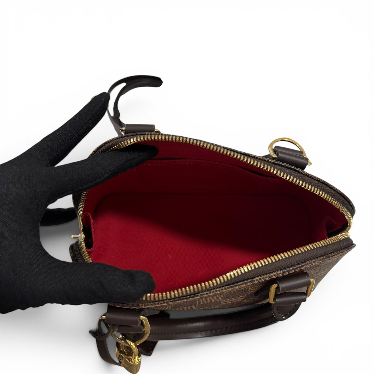 Louis Vuitton - Borsa BB Alma damier ebene