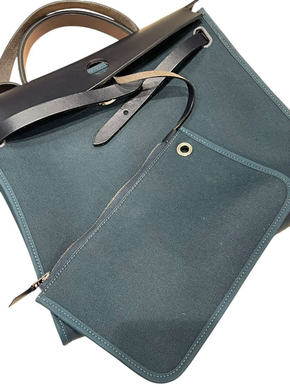 Hermès - Sac Herbag 31 bleu océan et bleu indigo