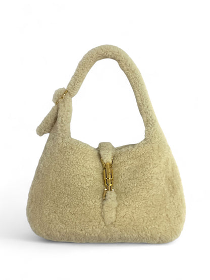 Gucci - Sac Jackie 1961 mouton crème