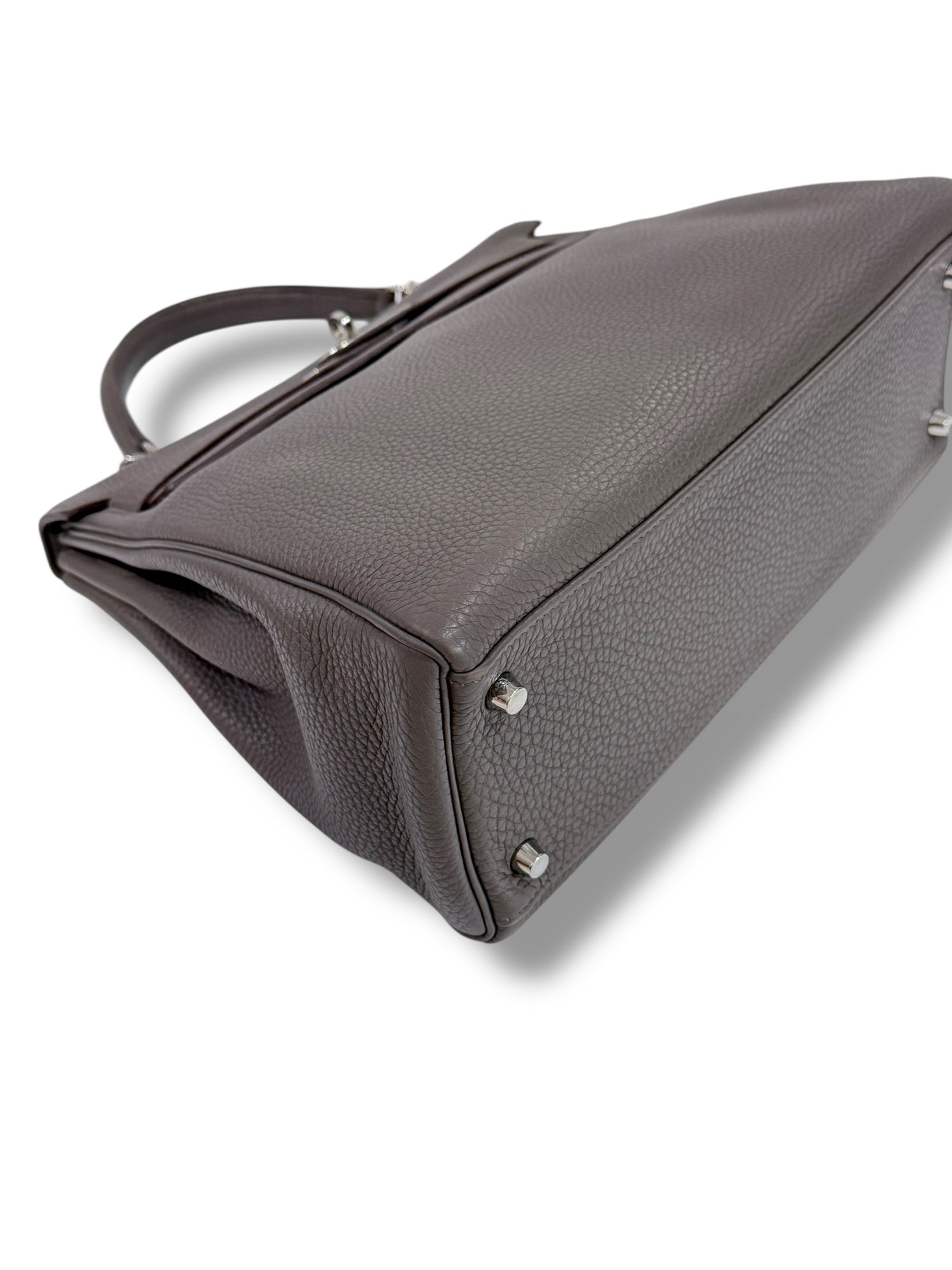 Hermès - Sac Kelly 32 étoupe