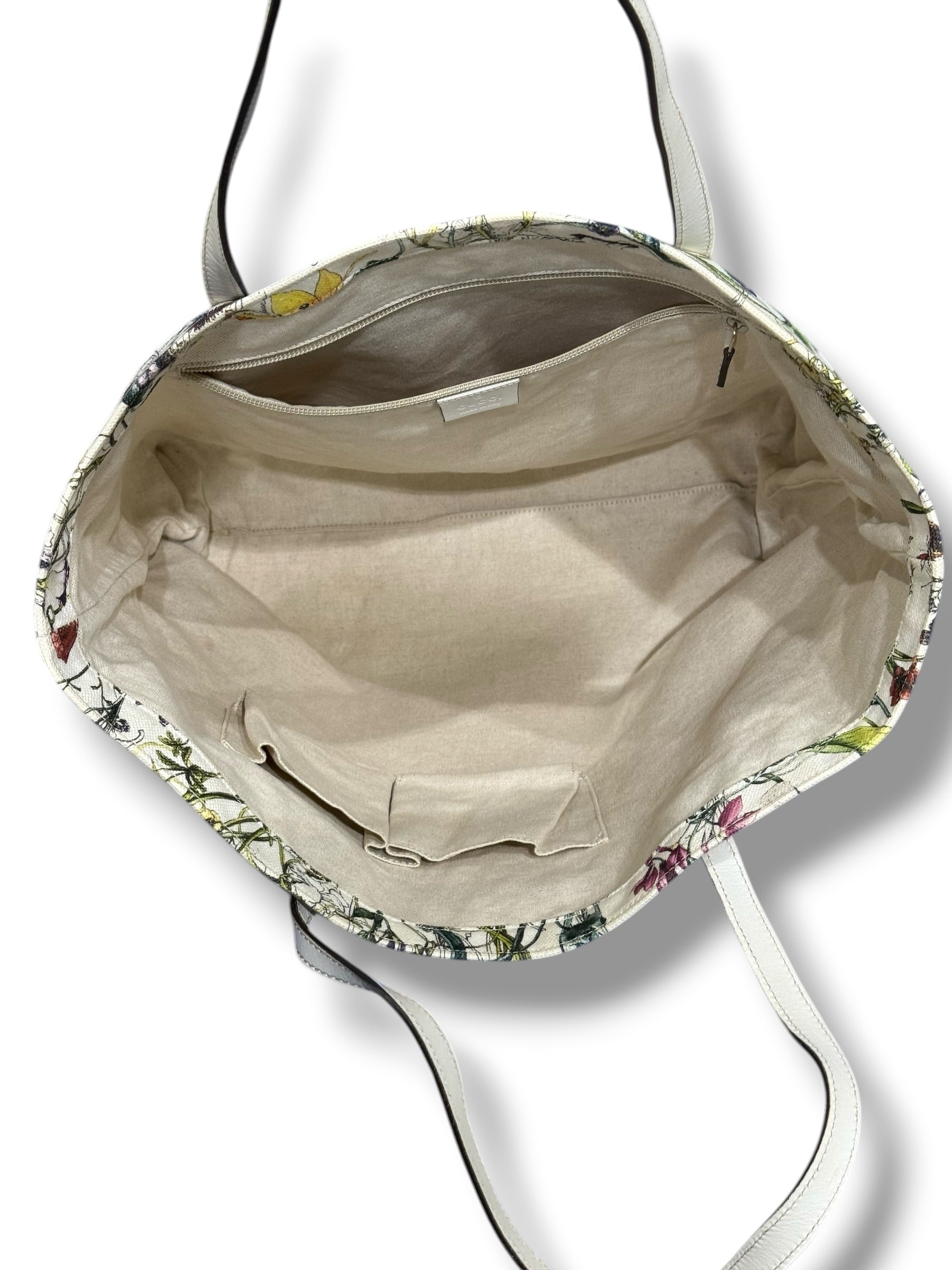 Gucci - Cabas toile Flowers MM