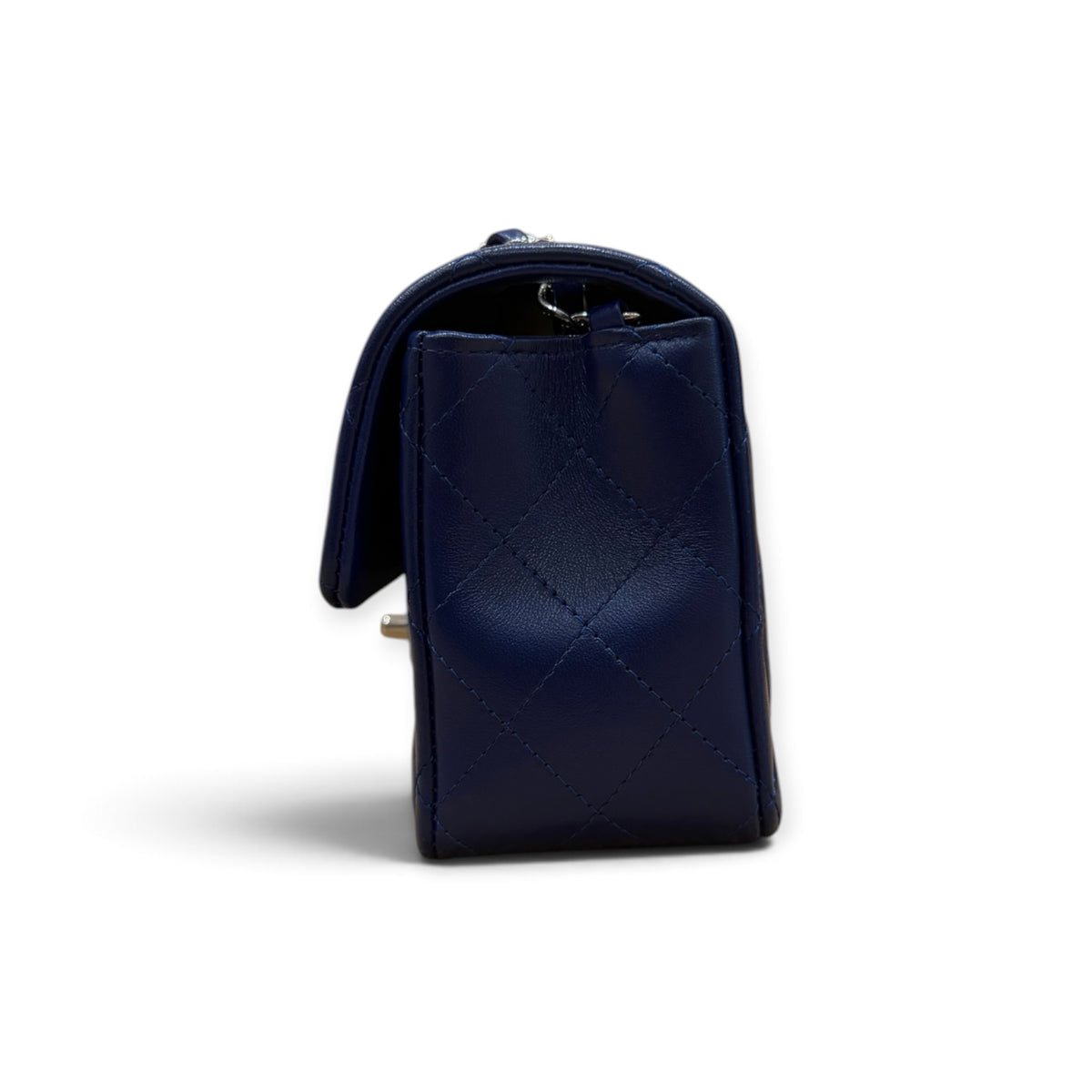 Chanel - Sac mini rectangulaire 20cm bleu
