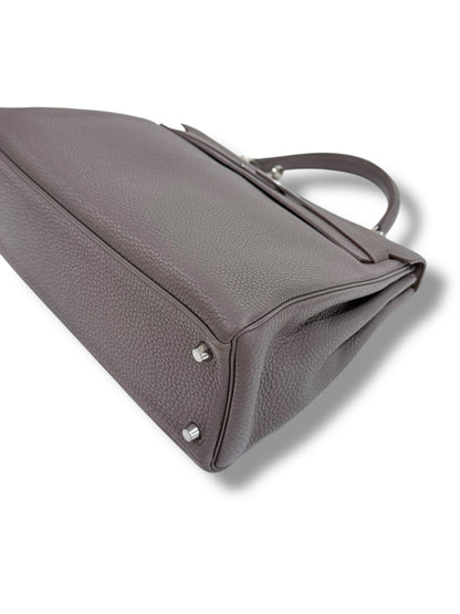 Hermès - Sac Kelly 32 étoupe