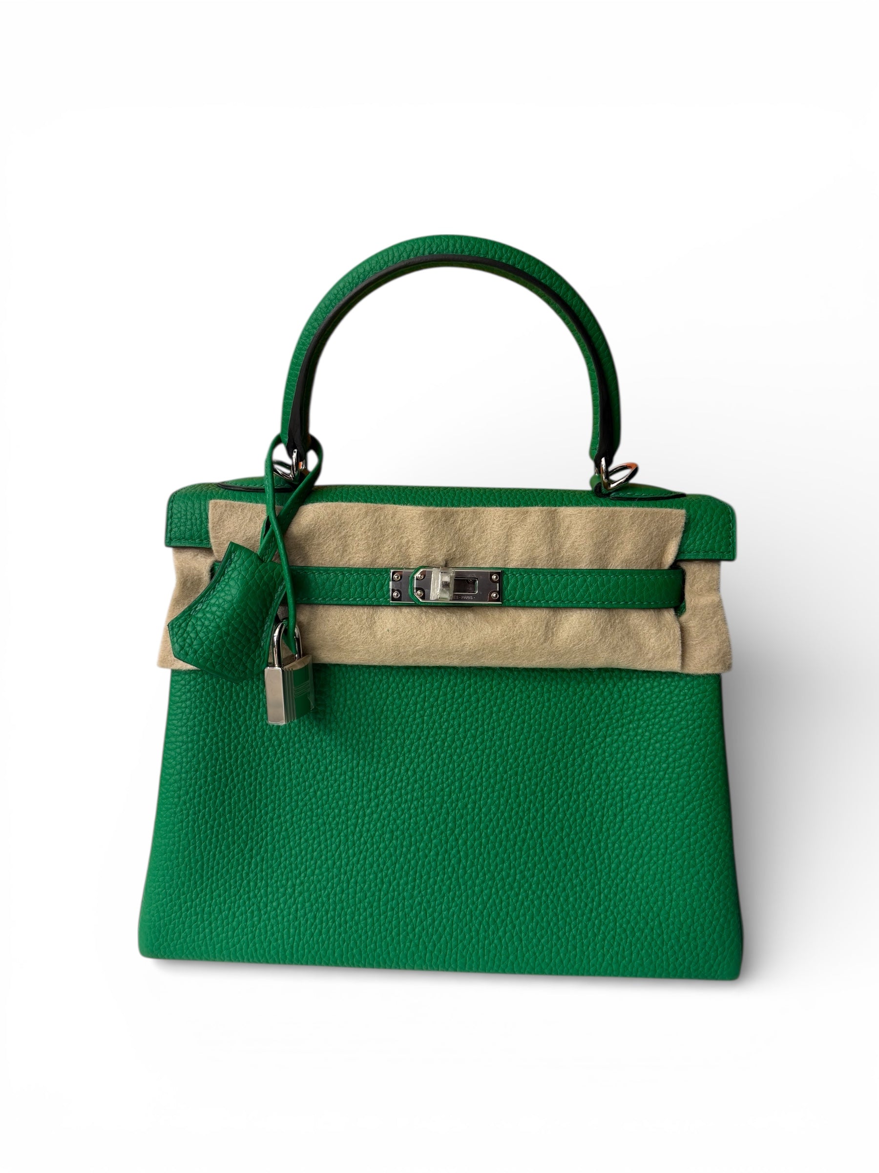 Hermès - Sac Kelly 25 Vert Bambou