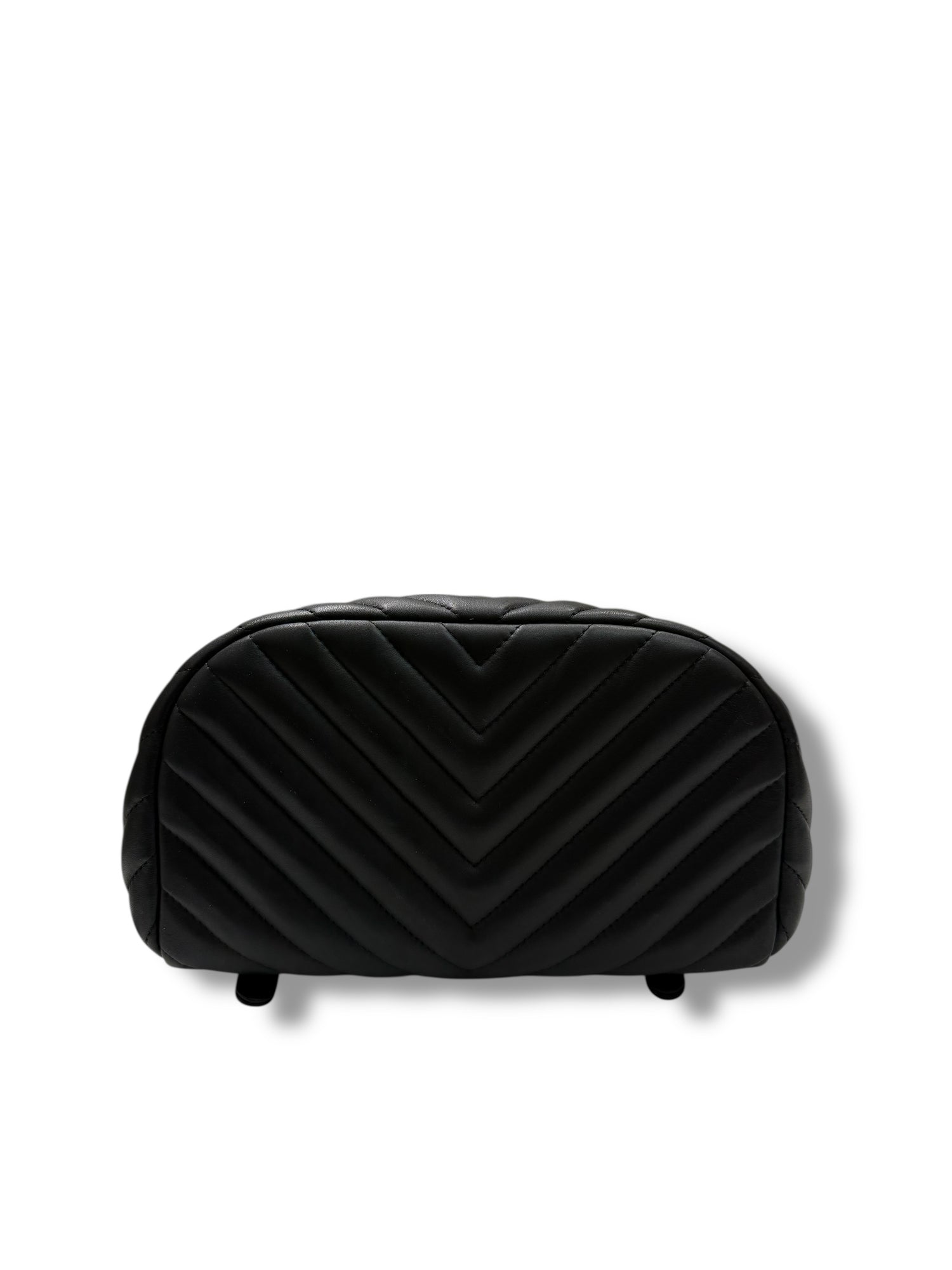 Sac Chanel à Dos CC Chevron Noir | Les Folies d’Eugénie