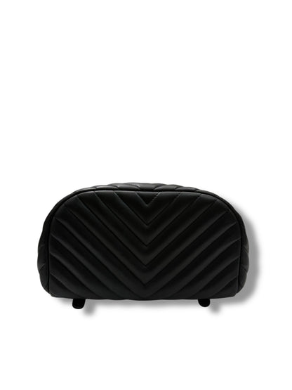 Sac Chanel à Dos CC Chevron Noir | Les Folies d’Eugénie
