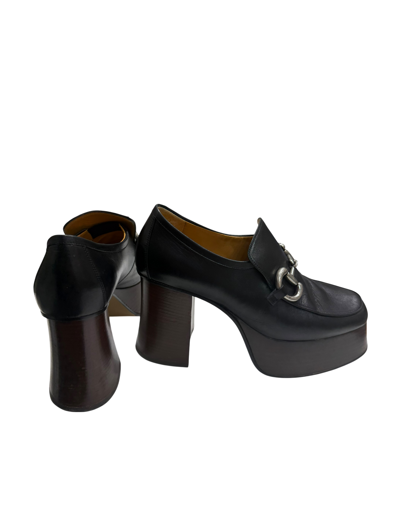Gucci - Mocassins Horsebit à Plateforme T37 | Les Folies d&