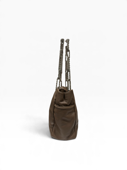 Chanel - Sac cabas Reissue 2.55 marron