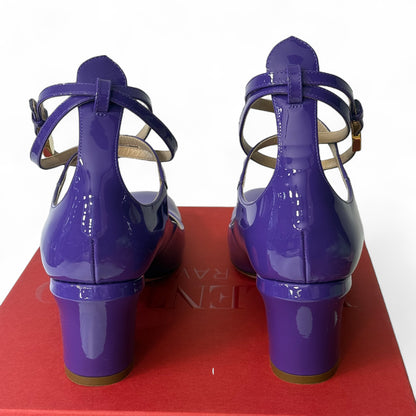 Valentino - Ballerines cuir vernis T.39