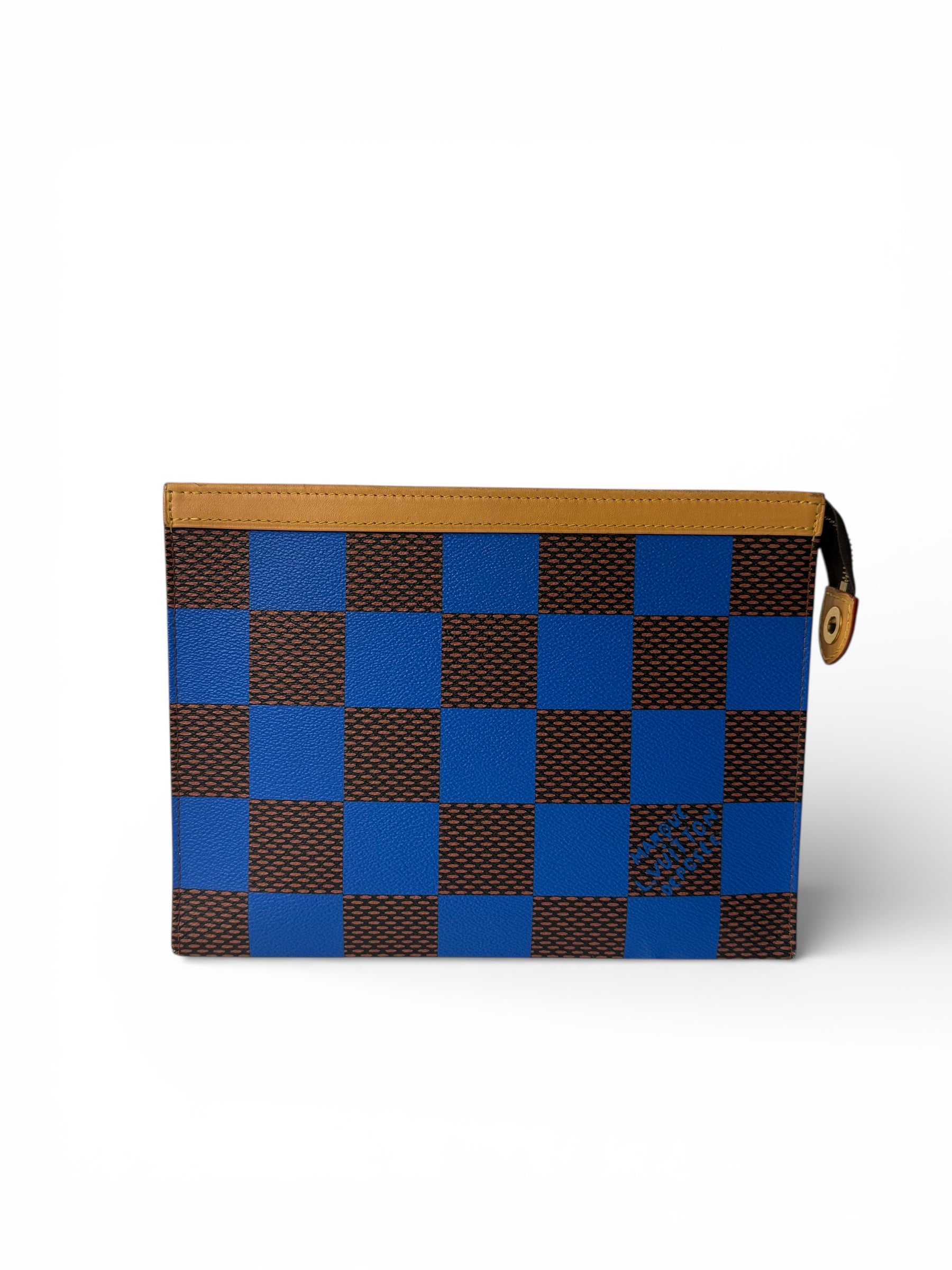 Louis Vuitton - Pochette Damier blu in edizione limitata