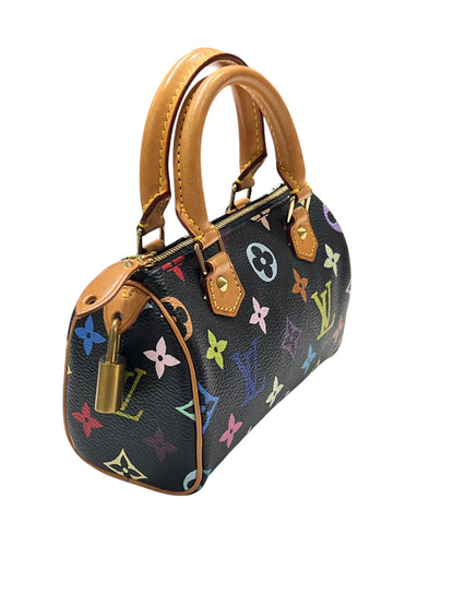 Louis Vuitton - sac nano speedy murakami noir
