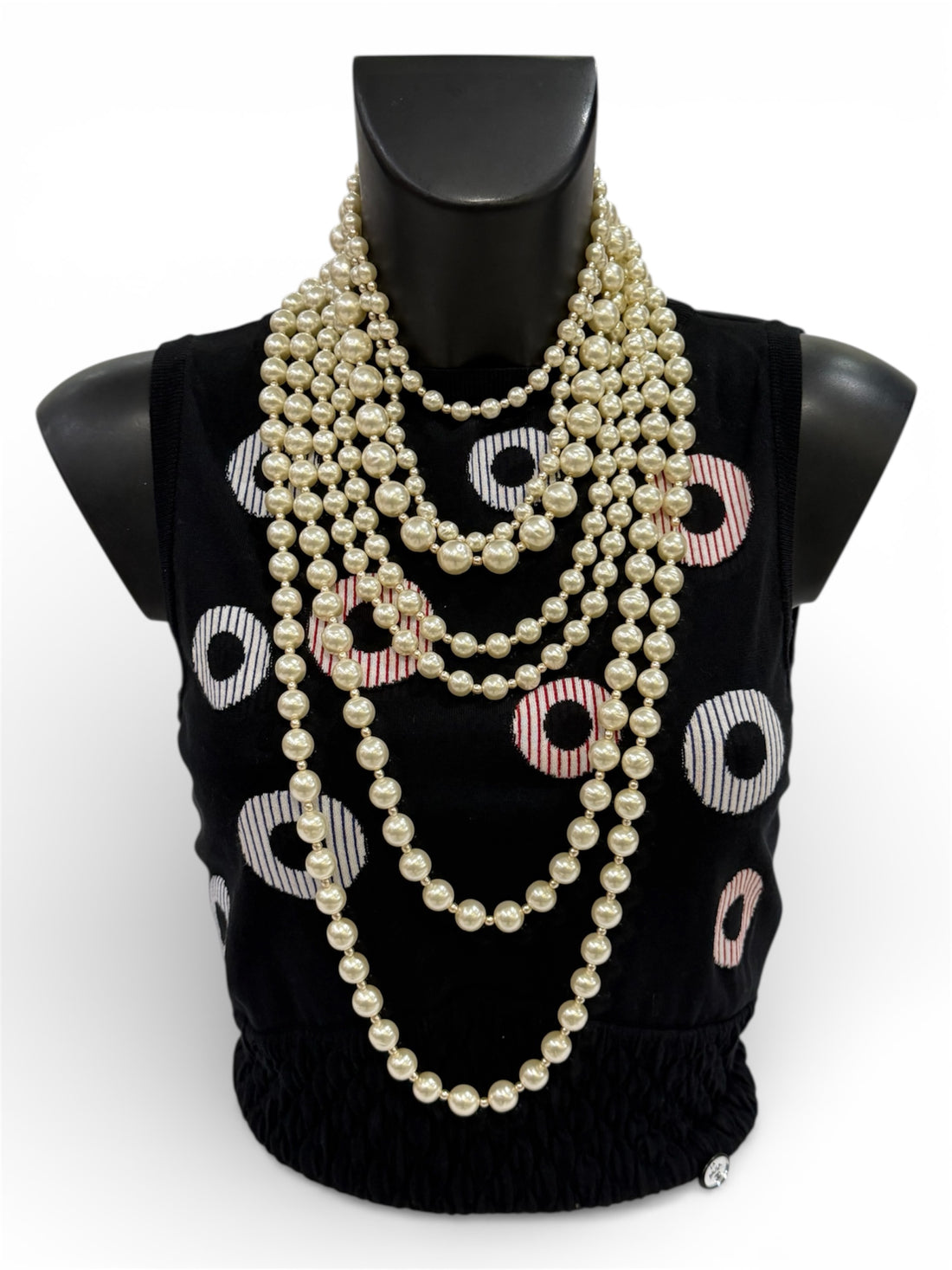 Chanel - Collier perles sept rangs
