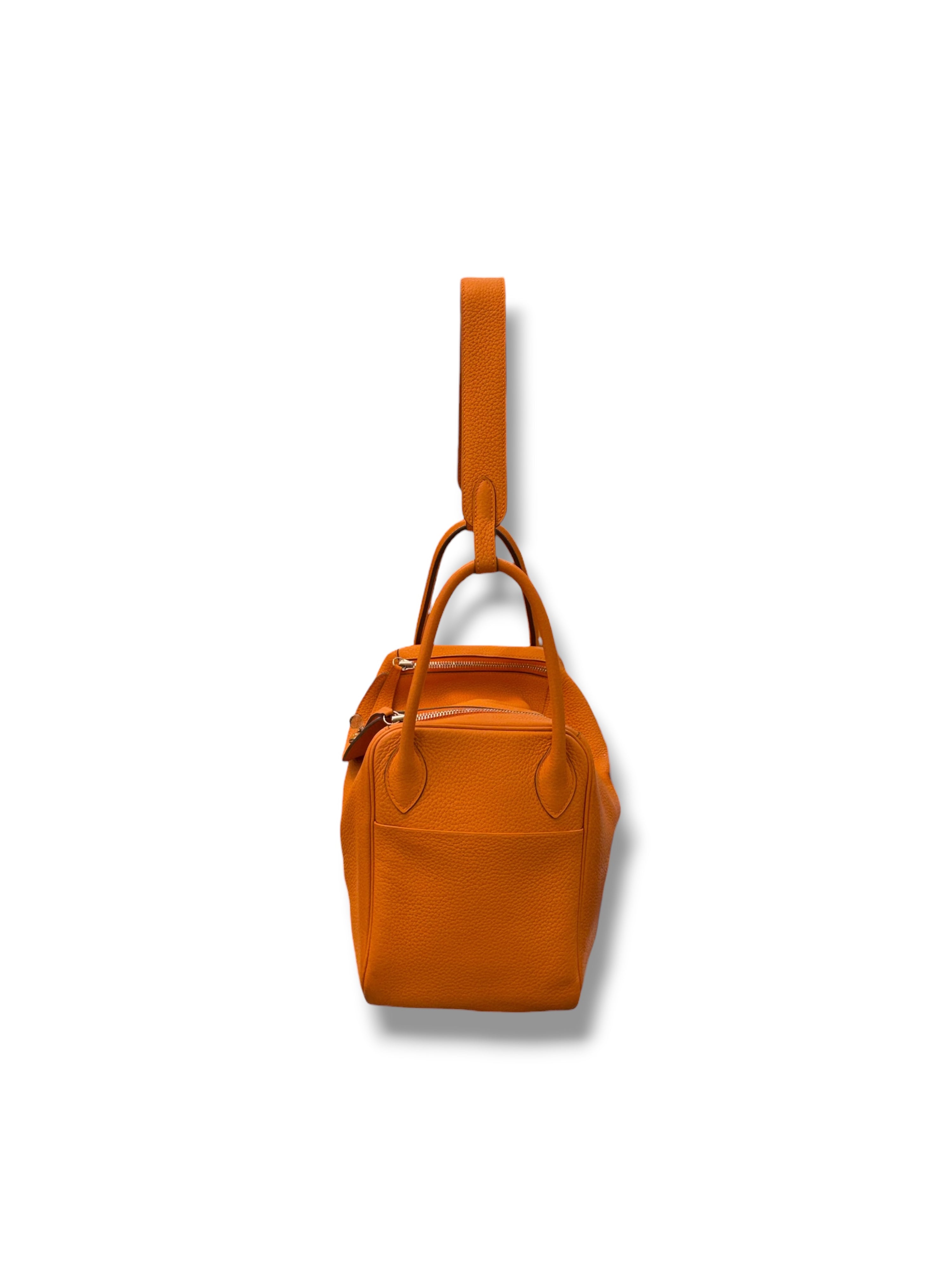 Hermès - Sac Lindy 30 Orange PHW