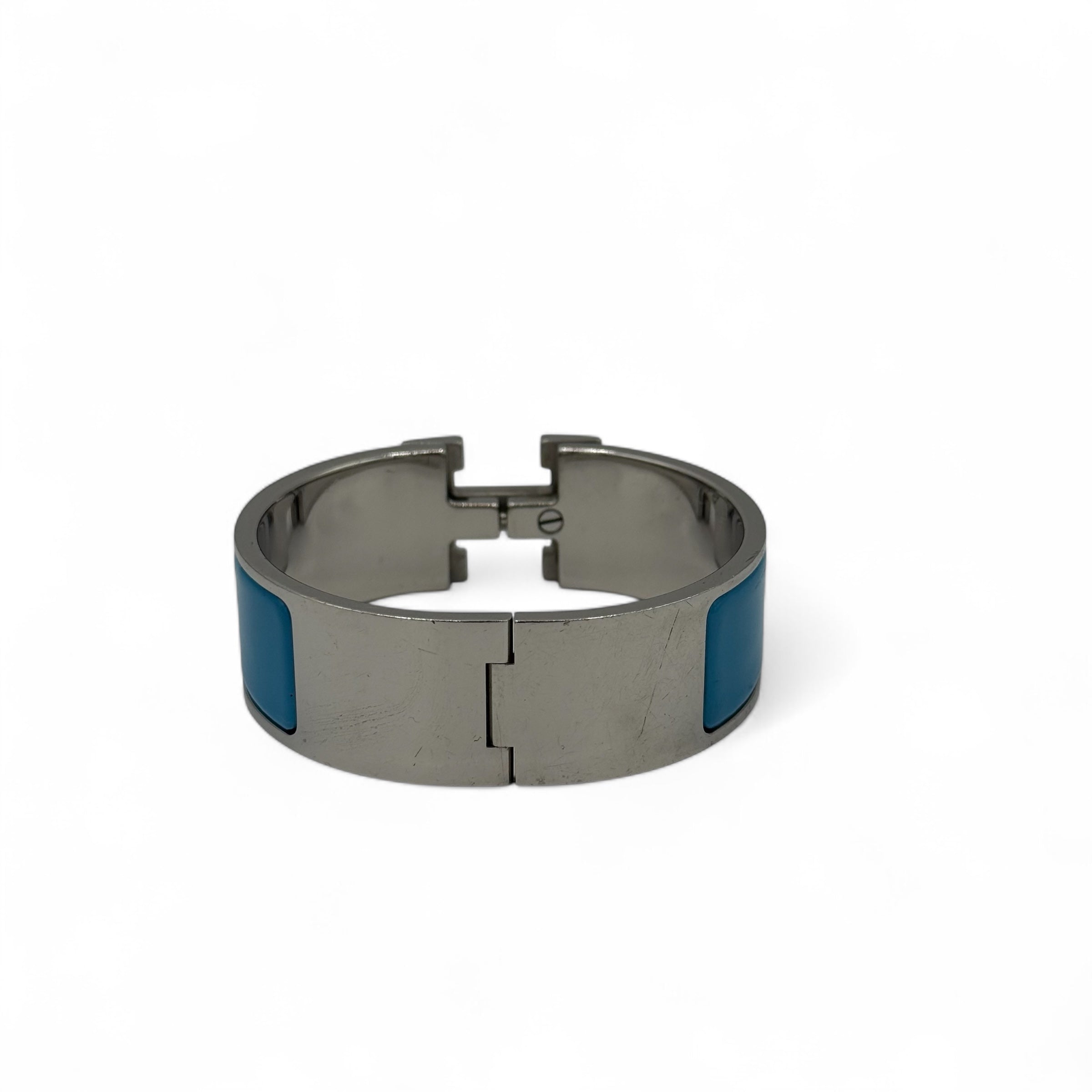 Hermès - Bracelet Clic Clac H bleu