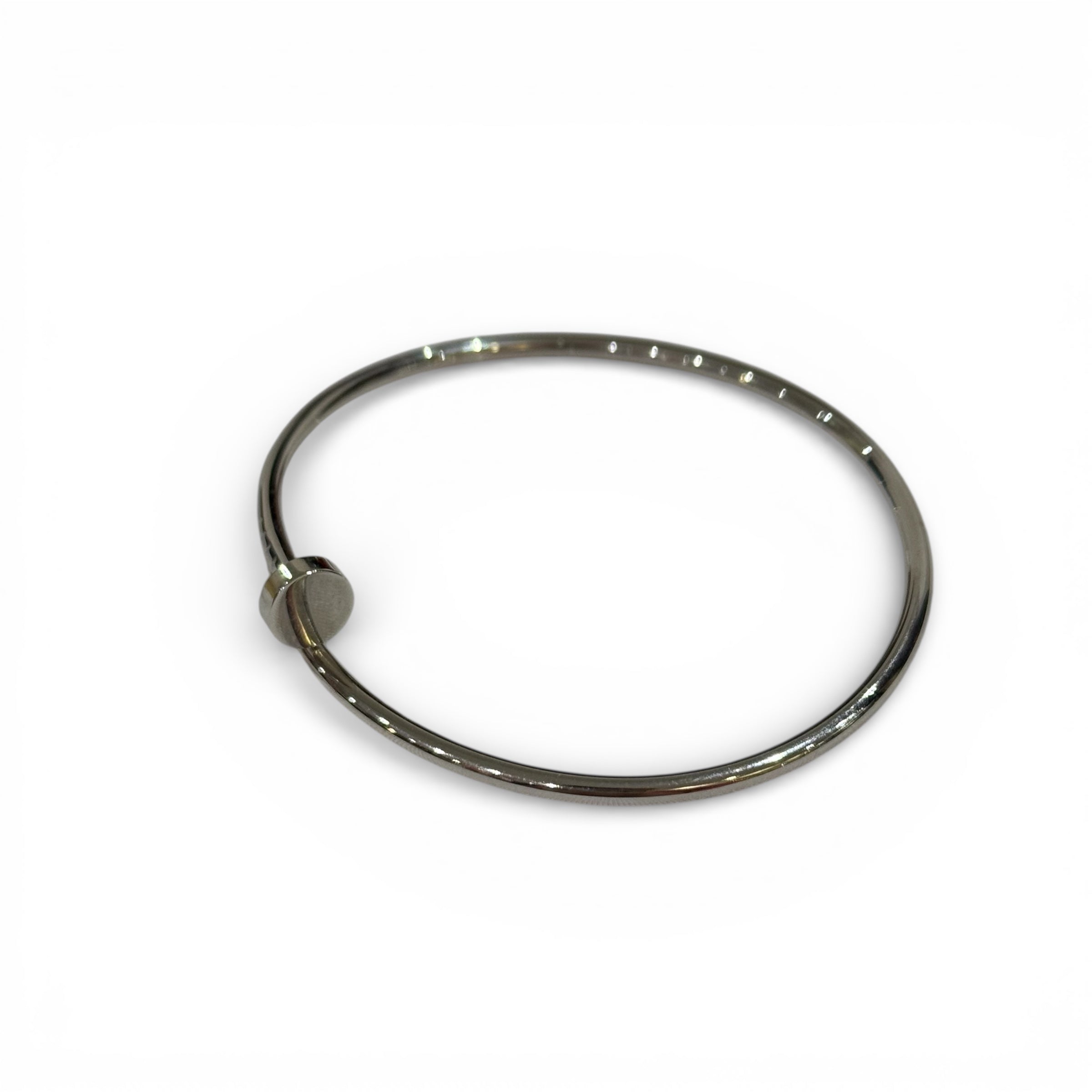 Cartier - Bracelet Clou Or gris T.18