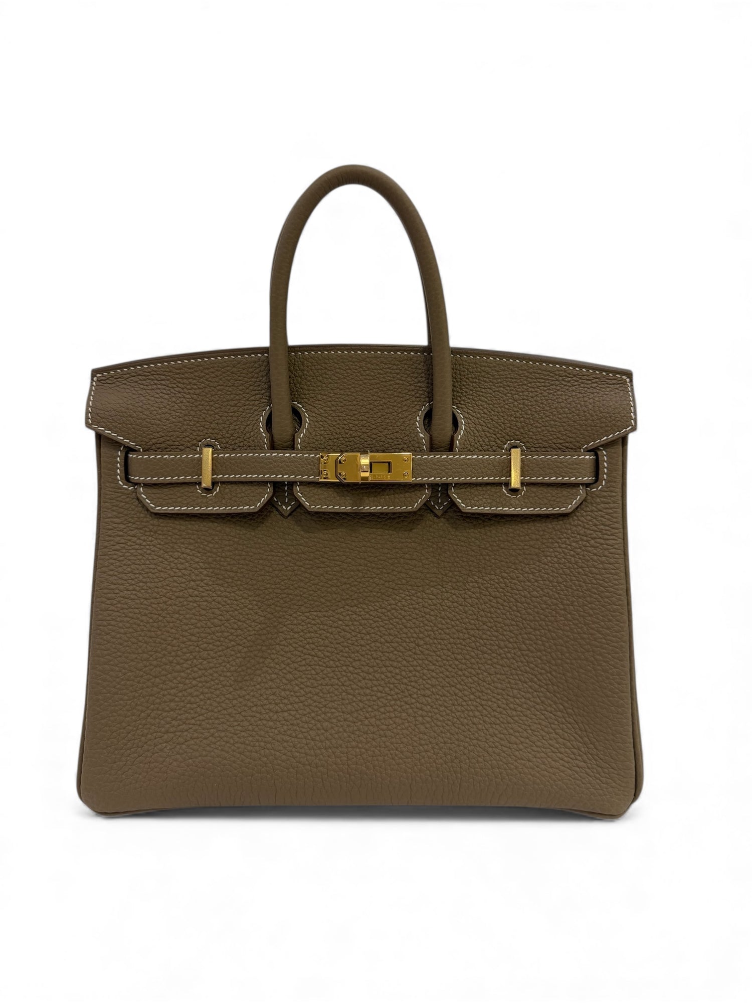 Hermès - Sac Birkin 25 Étoupe