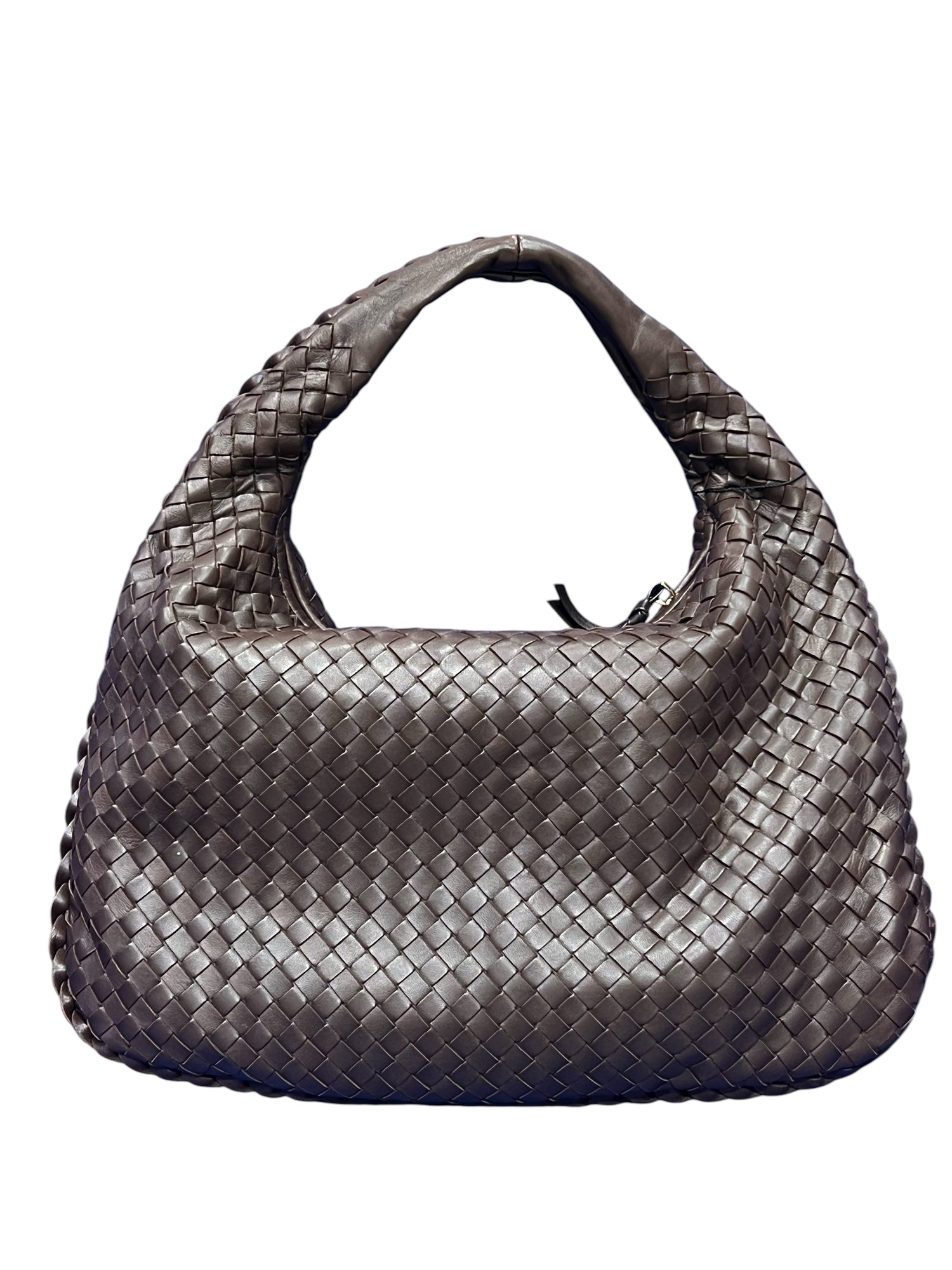 Bottega Veneta - sac cuir intrecciato chocolat