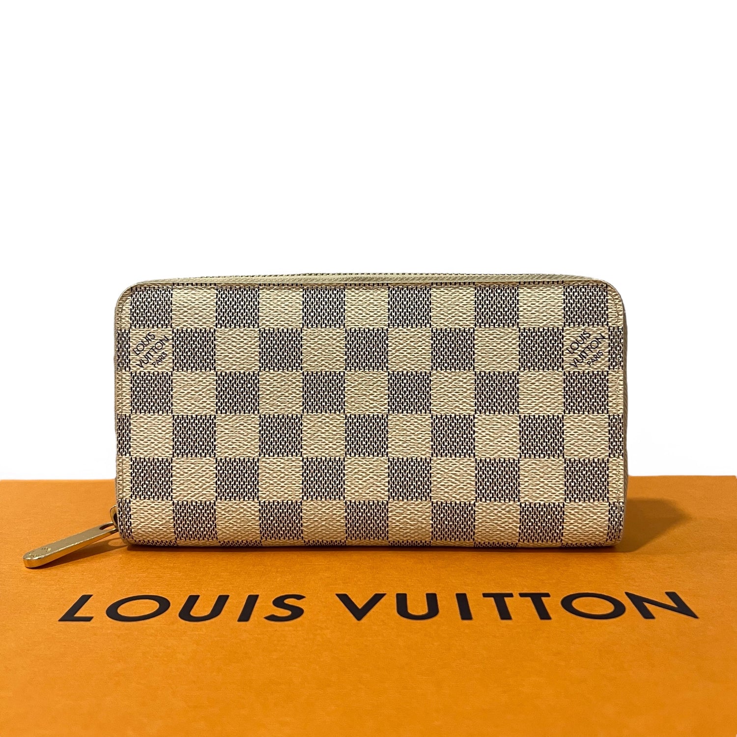 Louis Vuitton - Portefeuille zippy damier azur