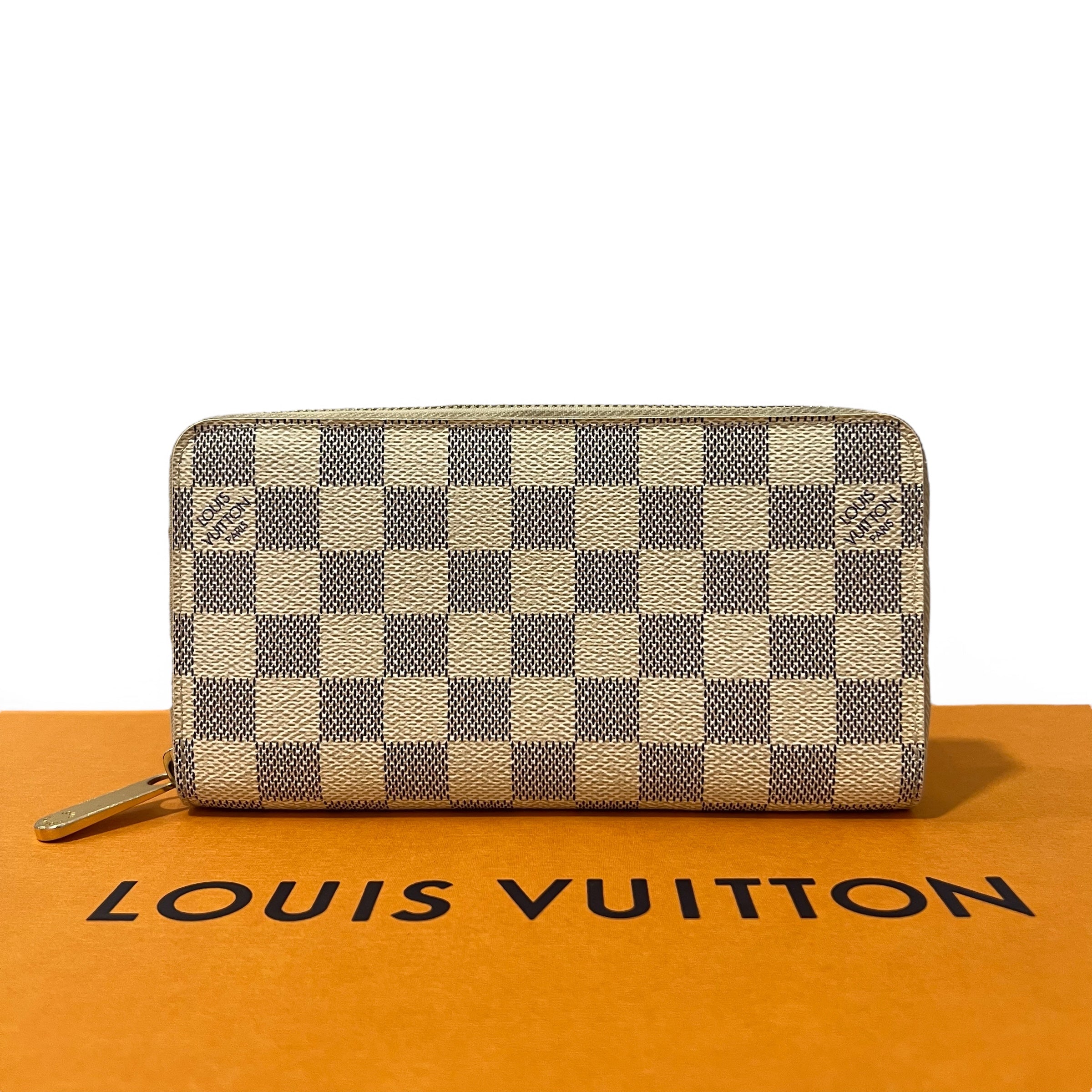 Louis Vuitton - Portefeuille zippy damier azur
