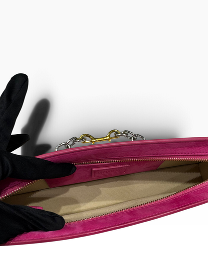 Jacquemus - Sac Le Ciuciu en daim rose