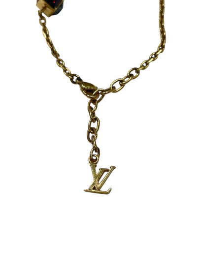 Louis Vuitton - bracelet Gamble en cristal d’or doré