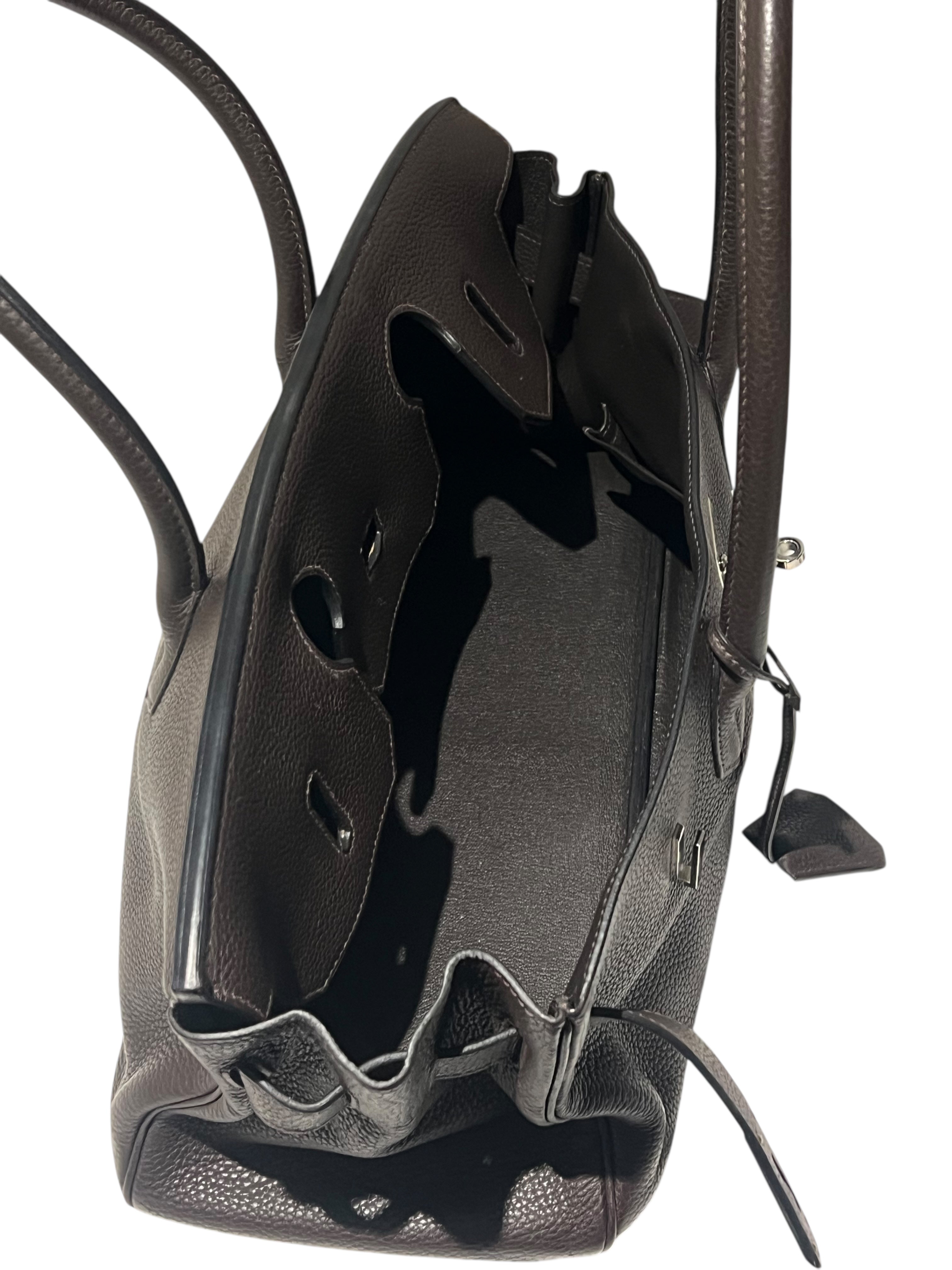 Hermès - Birkin shoulder GM cuir chocolat PHW