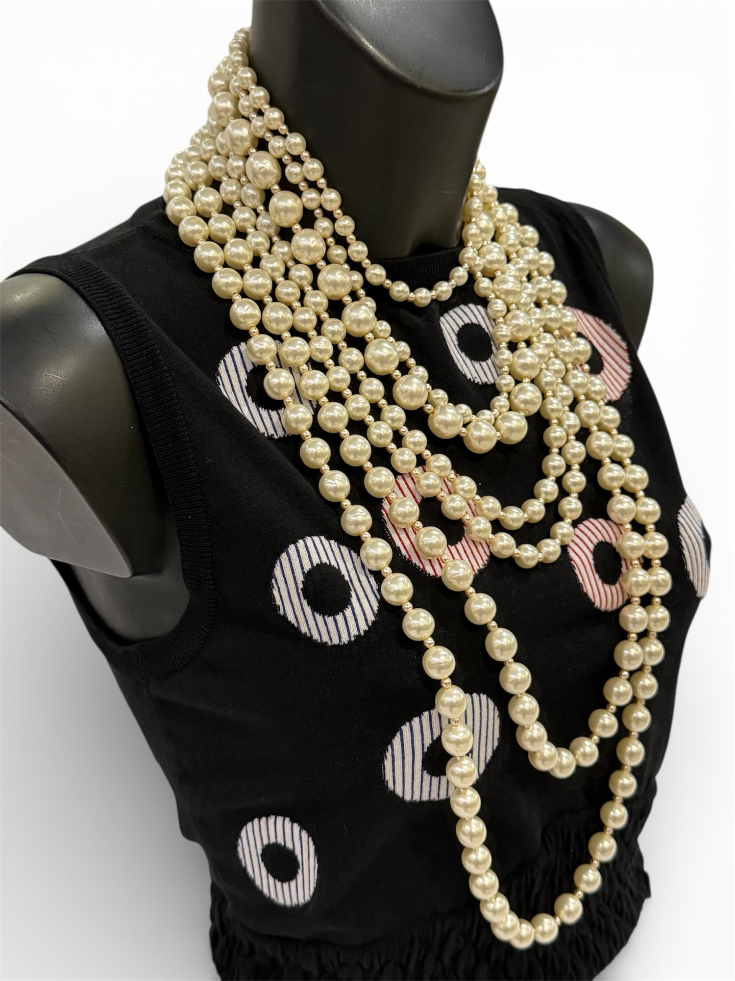 Chanel - Collier perles sept rangs