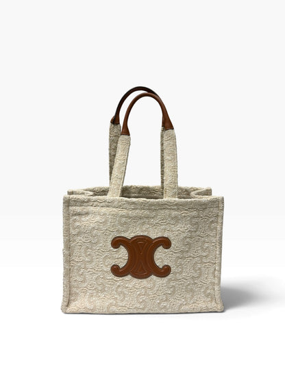 Céline - tote bag Thais en laine brodée