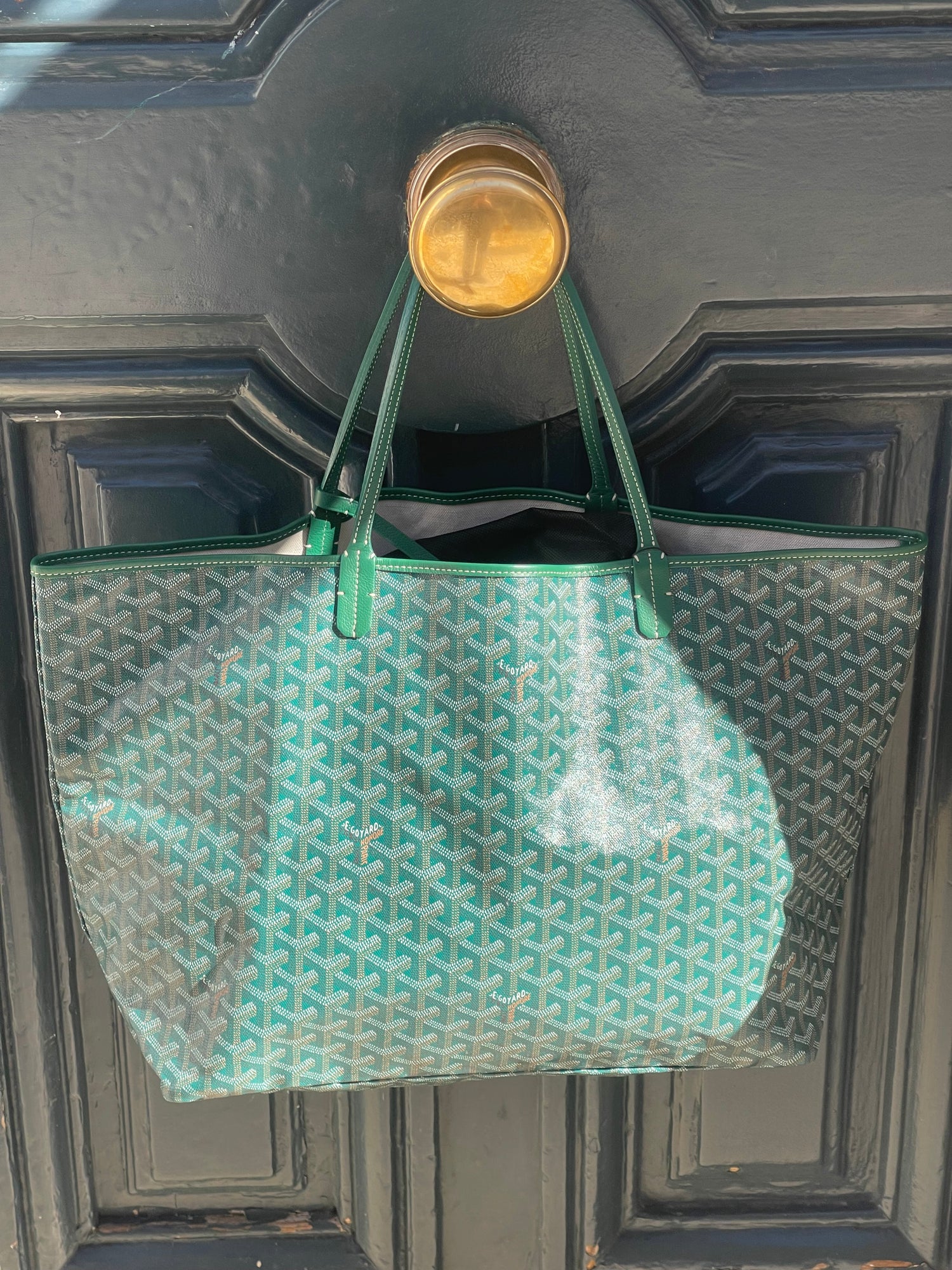 Goyard - Einkaufstasche Saint Louis grün GM