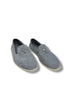 Prada Mocassins Loafers Daim Bleu Astral | Les Folies d’Eugénie