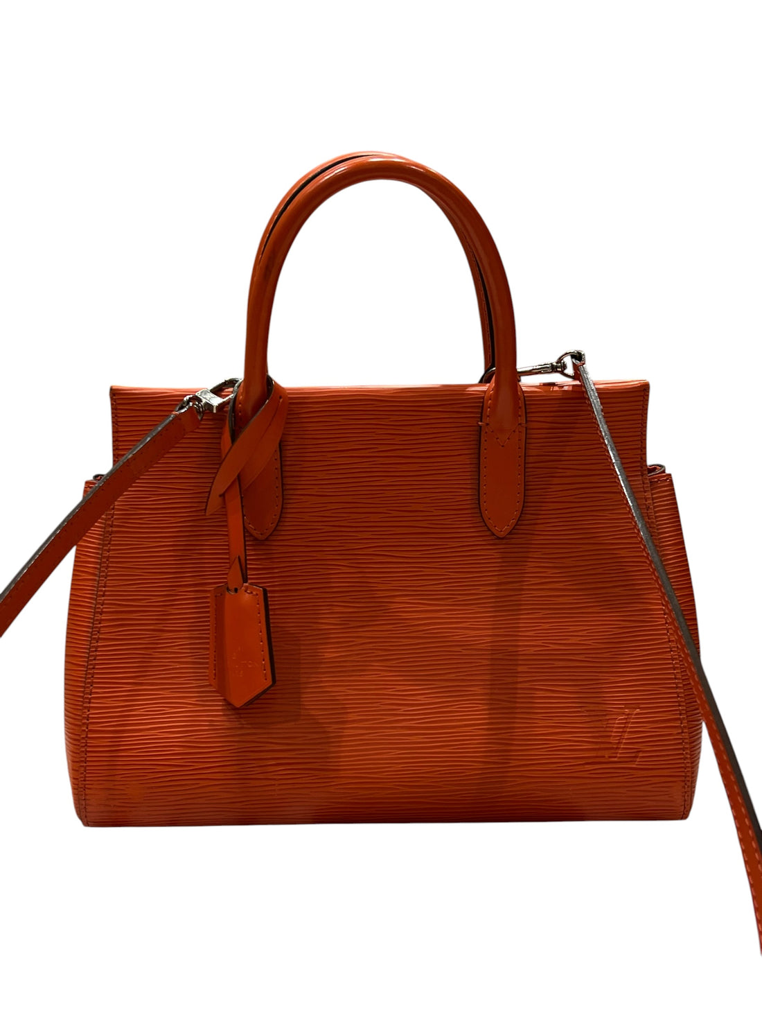 Louis Vuitton - sac Marly cuir épi orange