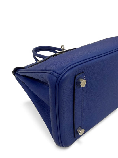 Hermès - Sac Birkin 25 bleu électrique