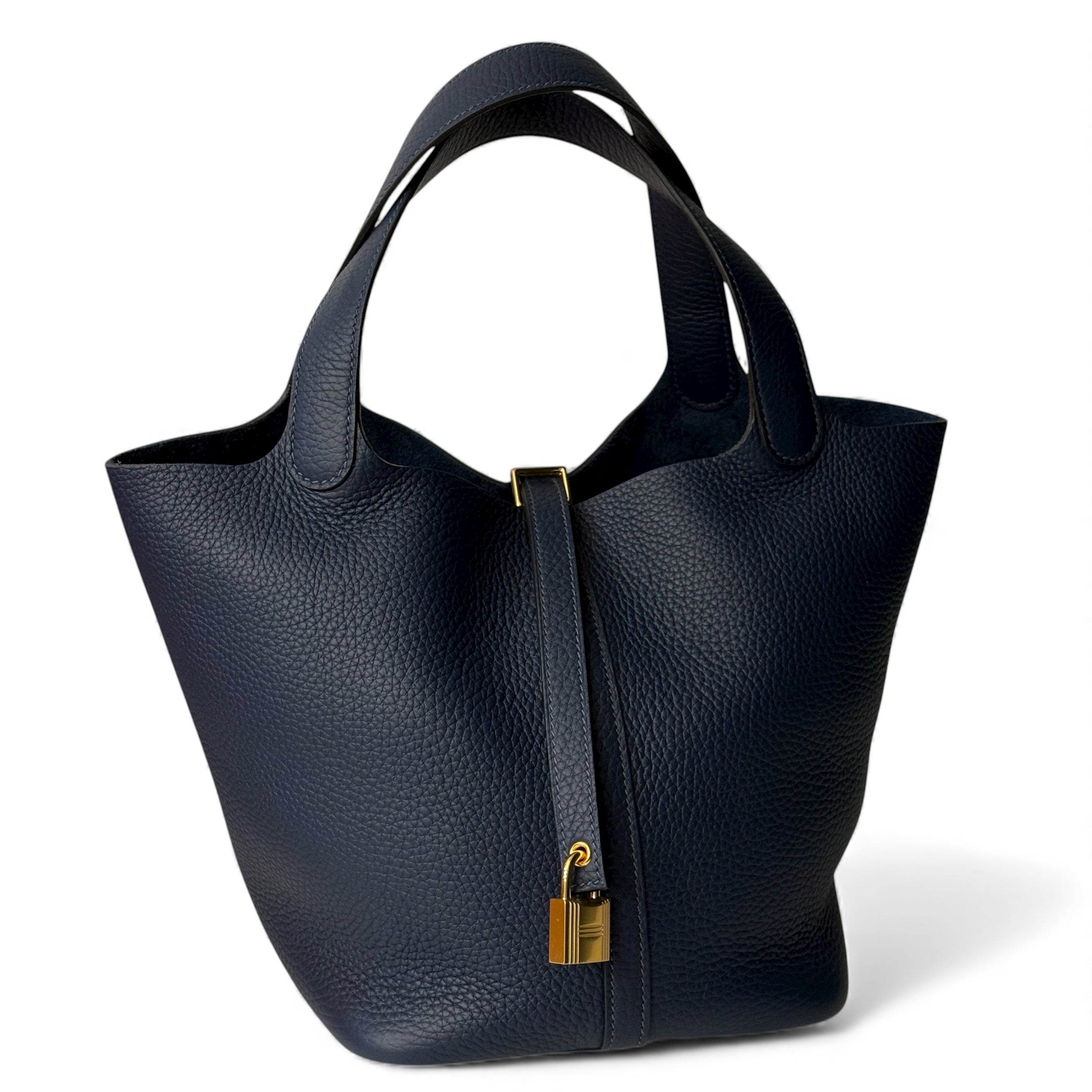 Hermès - Sac Picotin 22 Bleu de Prusse