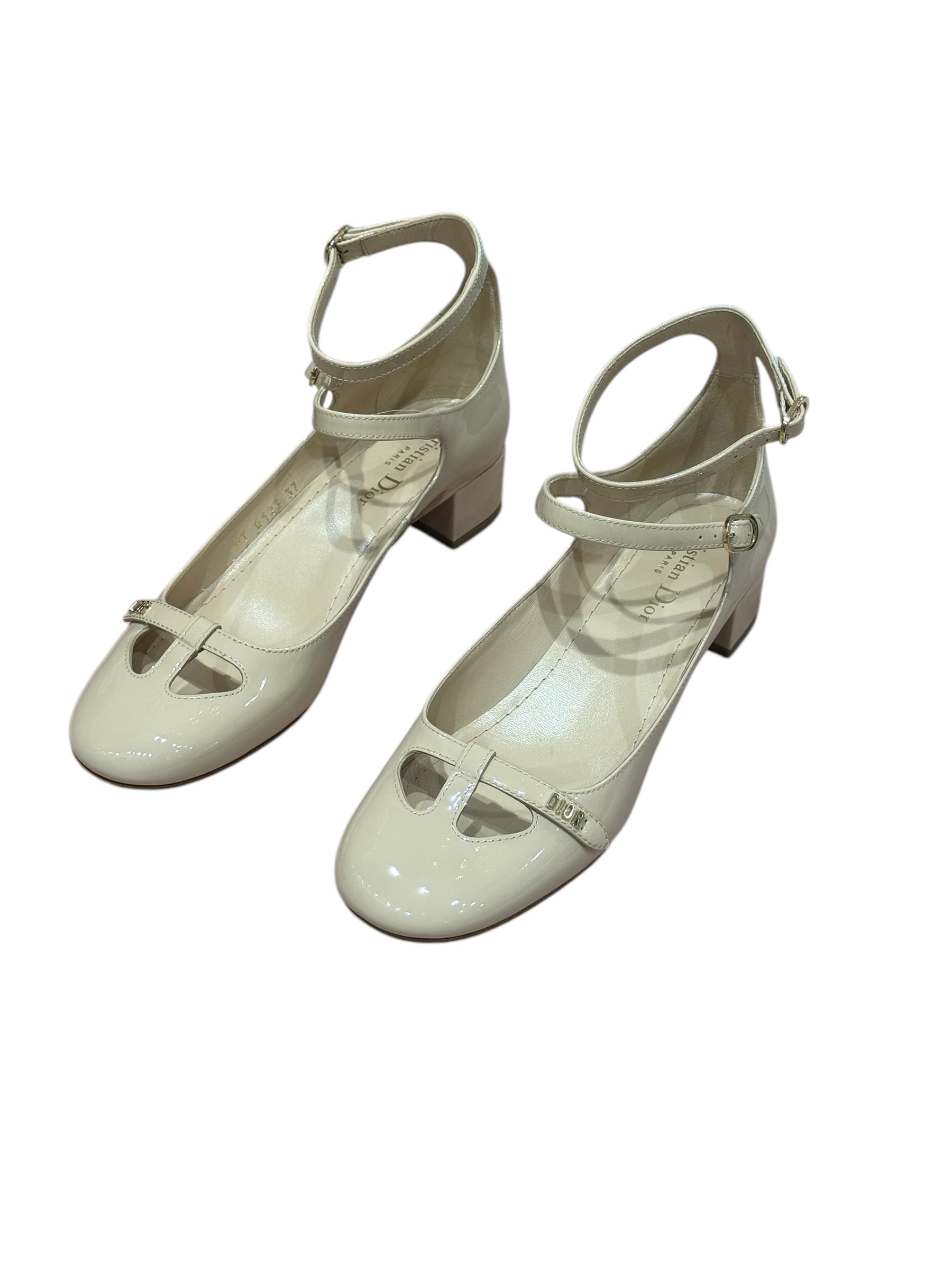 Dior - Ballerinas Mary-Jane Lack nude T36,5