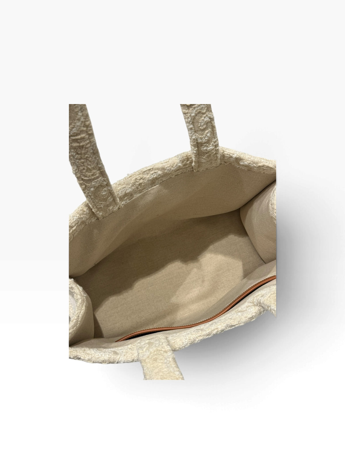 Céline - tote bag Thais en laine brodée