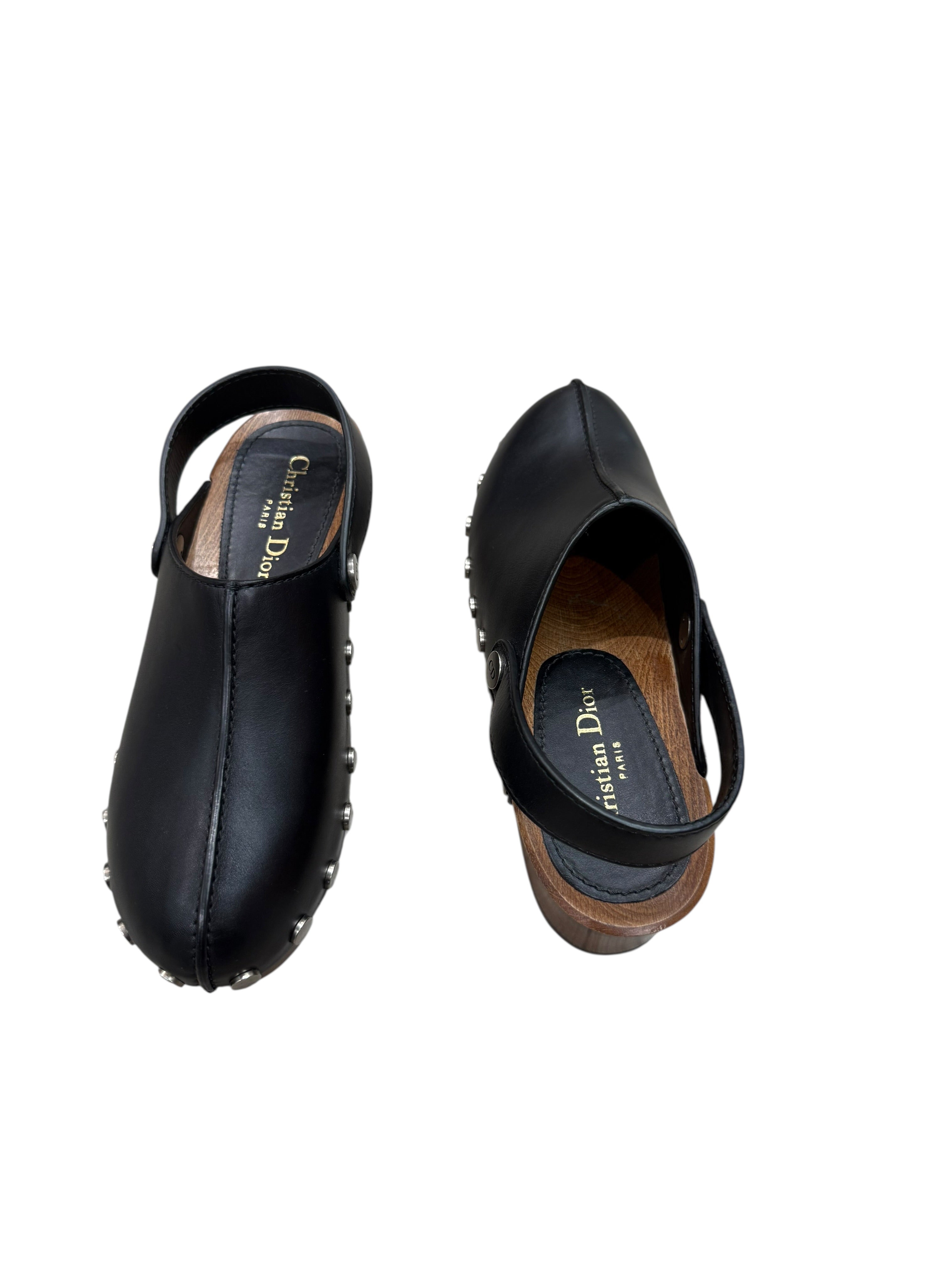 Christian Dior Sabots Noirs | Les Folies d’Eugénie